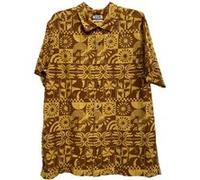 Hurley Rincon Short Sleeve Bronzed Taille: L | Casual chemises Outlet | Homme | Marron