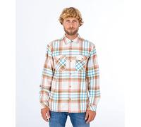 Hurley Santa Cruz Shoreline Flannel T-Shirt, Barely Bone, M Homme