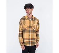 Hurley Santa Cruz Shorline Long Sleeve Shirt Marron M Homme