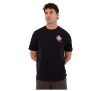 Hurley - Short Sleeve Printing Press Disques Black - S - Tee-shirt
