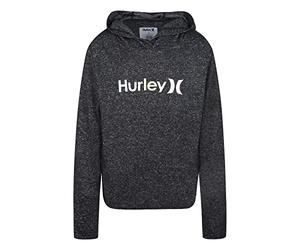 Hurley Sweat à Capuche One and Only, Multicolore-Noir (Black Heather), 8 Ans Fille