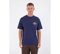 Hurley Printing Press Samp Short Sleeve T-shirt Bleu L Homme