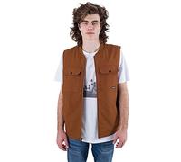 Hurley thread collective inc. Puce Worker Vest Gilet, Effet Bronze, M Homme