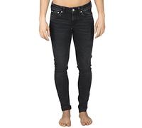 Hurley W Bianca Skiny Oceancare Pantalon en Jean décontractés, Noir, 28 Femme