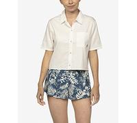 Hurley W Button Front Chambray Shirt T-Shirt Femme