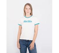 Hurley W Oceancare Aloha SS Tee T-Shirt, Guimauve, XS Femme