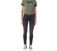 Hurley W Oceancare Mary Pantalon en Jean Taille Haute décontractés, Caviar, 26 Femme