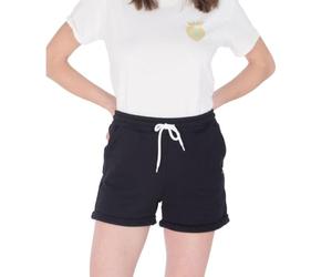 Hurley W Oceancare Script Fleece Short, Noir, S Femme