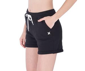 Hurley W Oceancare Script Fleece Short, Noir, XS Femme