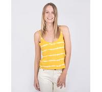 Hurley W Oceancare Stripes Tank T-Shirt, Jaune soufre, XS Femme