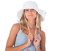 Hurley W Vila Del Sol Wide Brim Bucket Casquette de Baseball, Blanc, Taille Unique Femme