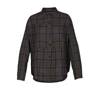 Hurley W WILSON PLAID DOLMAN L/S Chemises Femme medium olive FR : L (Taille Fabricant : L)