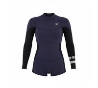 Hurley - Women's Air 2mm Mid Shorty Springsuit - Combinaison de surf - 6 - vintage iris