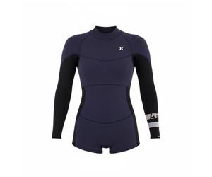 Hurley - Women's Air 2mm Mid Shorty Springsuit - Combinaison de surf - 6 - vintage iris