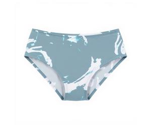 Hurley - Women's BTM High Waist - Bas de maillot - S - worker blue