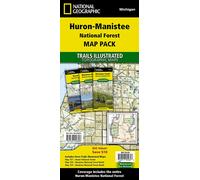 Huron-Manistee National Forest (lot de cartes) | National Geographic