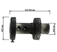 Hurric dB-killer de rechange aux Hurric Pro 2 DOUBLE TUBE, (PAIRE)