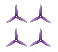 Hurricane 3520 3.5X2X3 3.5 Pouces 3-CW CCW PC hélice Compatible avec Les pièces de Drones de Course RC FPV Bricolage 4 Paires(4PAIRS Purple)