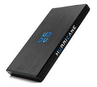 HURRICANE Disque Dur Externe 500Go 2,5“ USB 3.0 Tout-Aluminium Stockage HDD pour PC, Laptop, PS4,PS5, Xbox, TV, Ordinateur de Bureau, Ordinateur Portable Windows Mac Linux