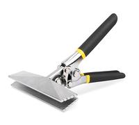HURRICANE Pince à plier la tôle, 15 cm, mâchoires droites, pour aplatir et plier les métaux, poignée double couche rembourrée
