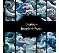 Hurricane Scrapbook Paper, Strong Wind Junk Journal Paper, Bad Weather Decorative Paper, DIY Projects, Origami, Collage Sheets, Decoupage Paper, 10 Designs, Double SIded