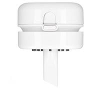 HURRISE Aspirateur de Bureau, Mini Balayeuse de Poussière de Table, Aspirateur de Bureau, Opération Facile, Chargement USB, Brosse en Nylon, Buse Pratique, Mini Aspirateur de Bureau pour