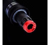 HURRISE Boulons de Support Inférieur Cannelés, Boulons de Fixation de Bras de Manivelle avec Capuchons, Vis d'axe BB de Vélo, de Bras de Manivelle pour Vélo (Rouge)