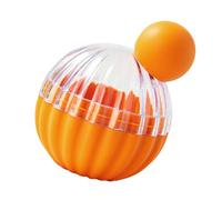 HURRISE Moule de Glaçons Ronds, Moule à Boule de Glace Grand Fabricant de Boule de Glace Grand Glaçon de de Ronds de Façonner la Gamme de Plats pour le Whisky à café (ORANGE)