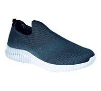 Hurry Jump Basket Femme Basse Ultra lègère et Confortable Idéale comme Basket de Course et comme Chaussure de Travail infirmière ou en Milieu Hospitalier Marine