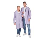 Hurry Jump Blouse Blanche Blouse Laboratoire Blouse lycée Blouse médecin médical Manches Longues 3 Poches Fermeture pressionsViolet XXL