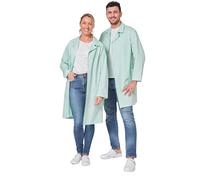 Hurry Jump Blouse de Travail - Blouse de Laboratoire & Blouse Médicale- Fermeture Pressions - Poches Pratiques - Tenue Professionnelle pour Industrie, Laboratoires, Santé Vert XXL