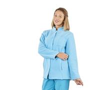 Hurry Jump Blouse Infirmière Polaire Veste Polaire Passe Couloir Infirmière Aide Soignante Turquoise T04