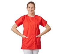 Hurry Jump Blouse médicale infirmière Aide soingante de Travail Femme Rouge T4