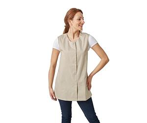 Hurry Jump Blouse sans manche sergé BeigeT34-36