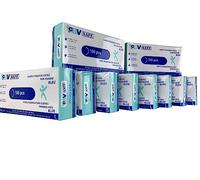 Hurry Jump Gant jetable vinyle Gant médicale jetable certifié CE Non poudré Sans Talc et sans latex Carton de 10 boites de 100 - Taille S