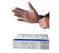 Hurry Jump Gant jetable vinyle Gant médicale jetable certifié CE Non poudré Sans Talc et sans latex Boite de 100 - Taille XL