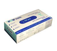 Hurry Jump Gant Vinyle Non Poudré Jetable Sans Talc et Sans Latex Boite de 100 - Transparent - Taille L