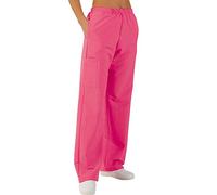 Hurry Jump Pantalon Travail Taille Elastique + Cordon Clinique Hopital veteriniaire Infirmiere Nettoyage hotellerie Popeline Strawberry 618 T2-40/42