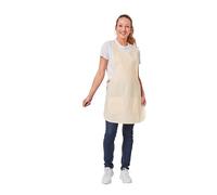 Hurry Jump Tablier chasuble Tablier sans manches femme type blouse chasuble RAYE JAUNE