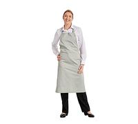 Hurry Jump - Tablier Cuisine Homme Professionnel Tablier de Cuisine Femme, Unisexe, 2 Poches, Ajustable, Élégant, Confortable, Pour Restaurant, Barbecue, Café, Serveurs, École, Gris Clair, TU