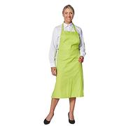 Hurry Jump - Tablier Cuisine Homme Professionnel Tablier de Cuisine Femme, Unisexe, 2 Poches, Ajustable, Élégant, Confortable, Pour Restaurant, Barbecue, Café, Serveurs, École, Vert lime, TU