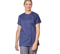 Hurry Jump Tunique médicale Femme Manches Courtes Marine infirmière ergothérapeute Kiné Aide Soignante Domicile hopital T0