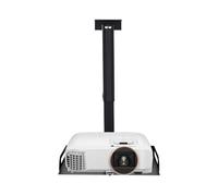 Hurrylying Support de vidéoprojecteur - Réglable - 34-56 cm - Universel - Pour plafond/mur - Charge maximale : 14 kg - Pour home cinéma et bureau - Noir