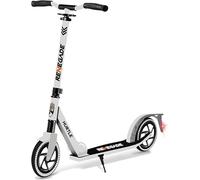Hurtle Trottinette 2 Roues Réglable - Scooter Pliable Portable avec Guidon T-Bar, Plateau Antidérapant, pour Enfants Adolescents Adultes, Sangle de Transport Incluse