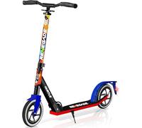 Hurtle Trottinette Adultes/Adolescent/ Enfant- Trottinette 2 Roues pour Enfants avec Guidon en T Réglable - Plateforme Antidérapante en Alliage - Trottinette Pliable Portable avec Sangle de Transport