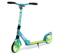 Hurtle Trottinette de Ville avec Roues XXL - Pliable jusqu'à 100 kg - Hauteur réglable avec Sangle de Transport, Frein à pédale et Support - pour école, Loisirs et Circulation Urbaine, pour Enfants
