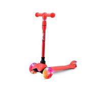 Hurtle Mini Kickboard Scooter pour Enfants - Trottinette 3 Roues Ajustable en Hauteur (25''-28''), Trottinette Micro Léger avec Roues LED, Plateau Antidérapant, Amusement Intérieur/Extérieur, pour