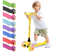 Hurtle Trottinette pour Jeunes Enfants avec Roues LED Illuminantes, Style Tricycle pour Stabilité, Légère, Idéale pour Une Utilisation Intérieure/Extérieure, Convient aux Enfants de 2 à 5 Ans
