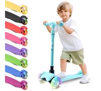 Hurtle Trottinette pour Jeunes Enfants avec Roues LED Illuminantes, Style Tricycle pour Stabilité, Légère, Idéale pour Une Utilisation Intérieure/Extérieure, Convient aux Enfants de 2 à 5 Ans