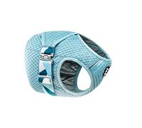 Hurtta Gilet de Refroidissement pour Chiens, Gilet de Refroidissement d'été, Aigue-Marine, Bleu Clair, 75-85 cm